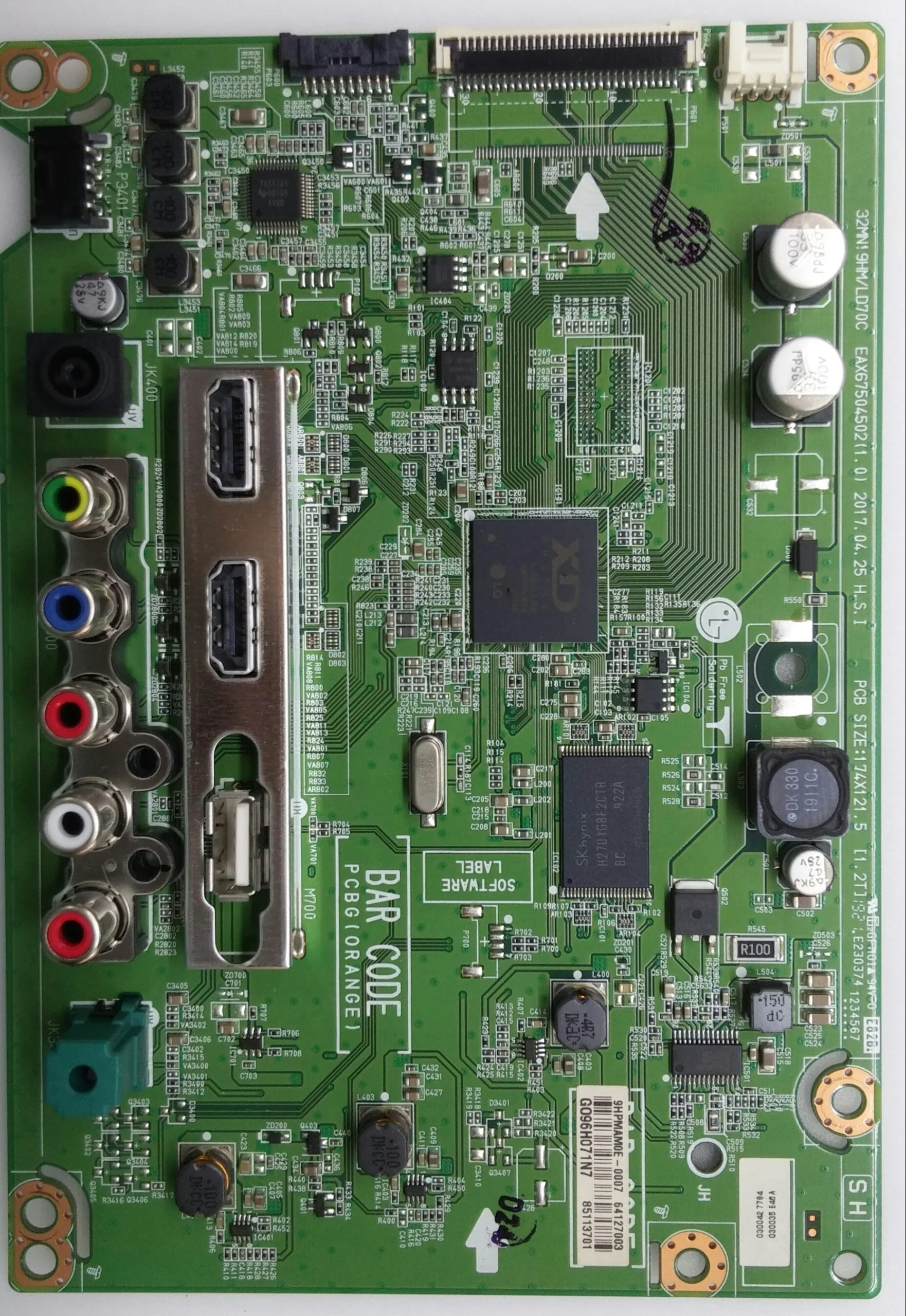 32MN19HM LD70C EAX67504502 85113701 - Anakart